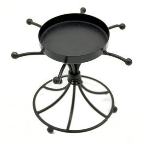 Home Accent Good Price Romantic Wedding Home <b>Black</b> Metal <b>Candlestick</b> Stand Luxury Candle Holder for Decorative Candle Stand - Product Image 1