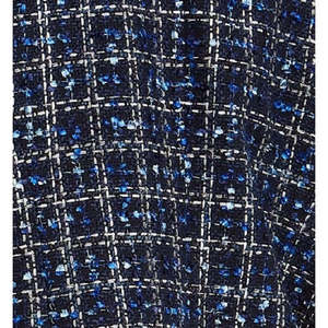 Giacca da Lavoro Blu a Quadri con Bordi Sfrangiati Calvin Klein Plus Size da Donna, Taglia 18W - Product Image 3