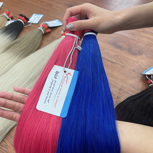 Extensions de cheveux humains vierges bruts vietnamiens 100 % naturels, qualité supérieure, en vrac, 30 pouces, non traités, lisses, couleur naturelle - Product Image 6