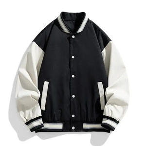 Vestes d'université personnalisées brodées Throwback Starter Letterman Jacket Satin University Jacket - Product Image 4