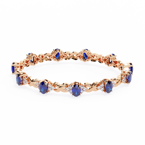 Fabulosa Pulsera y Brazalete de Diamantes Cultivados en Laboratorio en Oro de 18K - Product Image 1