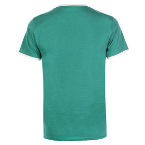 2022 LOGO personnalisé imprimé 100% coton 180gsm T-shirt blanc uni pour hommes tissu tricoté - Product Image 3