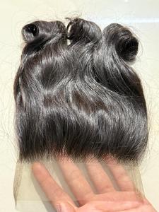 Peluca de Encaje Frontal Rizada de Alta Calidad, 100% Cabello Humano Virgen Indio, Color Natural, Doble Trama a Máquina para Mujer - Product Image 6