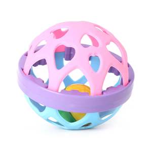 Pastel Musical Animal Toy Combo Soft Plastic <b>Baby</b> <b>Rattles</b> and Teethers for 0-12 Months Kids Feature Musical Style - Product Image 4