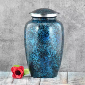 Urna de cremación de Metal antigua, decoración única de Halloween, pegatina elegante, almacenamiento de cenizas humanas para adultos impresas, precio asequible - Product Image 4
