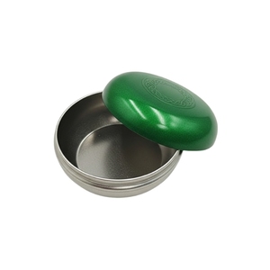 Caja de Regalo Festiva de Hojalata de Grado Alimenticio, Pulida, con Forma de Bola Plana, para Chocolates y Dulces, con Tamaño y Color Personalizables - Product Image 1