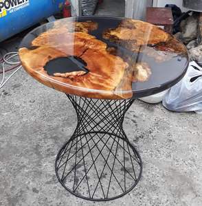 Meubles de maison de luxe en bois biologique, table à manger de restaurant en bois de noyer massif, style ange, fabrication artisanale, personnalisable - Product Image 6