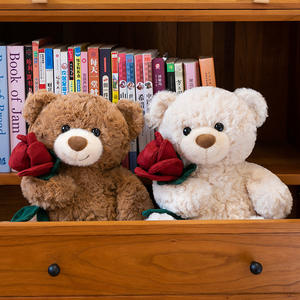 Ours en peluche kawaii de dessin animé, ours en peluche rose, ours en peluche pour enfants, <span class=keywords><strong>couple</strong></span> d'ours, poupée faite à la main, cadeau de fête, 25-60 cm - Product Image 2