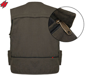 OEM verano al aire libre para hombre característica ropa multifuncional pescador sin mangas senderismo chalecos hecho a medida Chaleco de pesca - Product Image 2