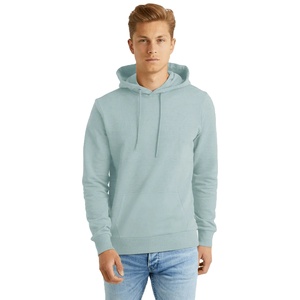 Sweat à capuche pour homme en molleton épais 100% coton, coupe classique, col uni, avec logo personnalisé OEM, idéal pour l'hiver - Product Image 1