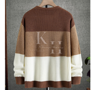 Suéter de lana moderno para hombre-Jersey de manga larga para moda informal de invierno, suéter de punto para hombres con estilo - Product Image 2