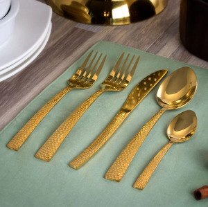 Ensemble de couverts en acier inoxydable de conception simple vaisselle ensemble de couverts d'événement de mariage couteau à dîner cuillère fourchette décor de restaurant à la maison - Product Image 2