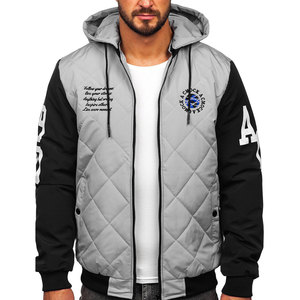Chaqueta acolchada de béisbol para hombre de nuevo diseño 2023 al por mayor estilo callejero con cierre de cremallera para la temporada de invierno - Product Image 6