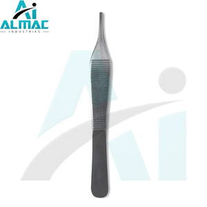 Fórceps de tejido Adson de 12cm de alta calidad ALMAC, gran oferta, instrumentos quirúrgicos de acero inoxidable, equipo quirúrgico básico de vendedor superior - Product Image 1