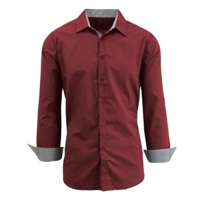 Chemise d'affaires vietnamienne 100% coton pour hommes avec col montant et manches longues Pack unique-pour adultes OEM ODM vente en gros - Product Image 6