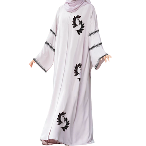 Nouveau Style arrivée femmes Kimono Abaya musulman printemps et été femmes Abaya fête quotidienne Abaya Robe Robe tenue décontractée - Product Image 4