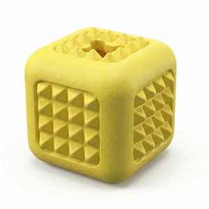 LadyToys Dog Treat <b>Puzzle</b> <b>Cube</b> – Interactive Slow Feeder Toy for Dogs, Durable Chew-Resistant, Mental Stimulation - Product Image 1