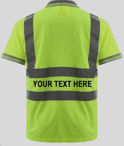 Camiseta Polo Reflectante de Alta Visibilidad para Hombre, Ropa de Trabajo de Seguridad para Verano, Gran Venta - Product Image 5