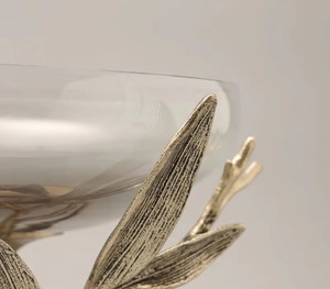 ถาดผลไม้แห้งแบบมีเอกลักษณ์ของตกแต่งบ้านสำนักงานที่มีลวดลายสวยงามเป็นชิ้นกลาง - Product Image 2