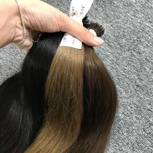 Vente chaude VQ Company 12A Top Grade Vietnamien Remy Droite Réel Humain Cuticule Aligné Extensions De Cheveux Nano Anneau Cheveux Meilleur - Product Image 5