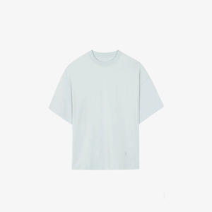 เสื้อยืดทรงบ็อกซี่ 195 GSM ผ้าฝ้ายผสมโพลีเอสเตอร์ น้ำหนักเบา ระบายอากาศดี เหมาะสำหรับฤดูร้อน สไตล์ลำลอง สตรีทแวร์ รับผลิตแบบ OEM แบรนด์ส่วนตัว โรงงานผู้ผลิต - Product Image 2