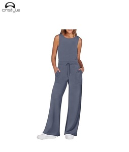 Survêtements pour femmes personnalisés Hauts et joggeurs avec fermeture éclair Tenue pour femmes Sportswear Ensemble deux pièces Fabricants de vêtements pour femmes - Product Image 6