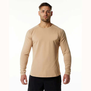 Custom New <b>Muscle</b> Fit <b>Men</b> Long Sleeve <b>T</b> <b>Shirt</b> - Product Image 1