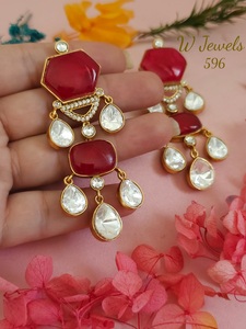 Elegantes pendientes de diamantes americanos para mujer, boda, compromiso, fiesta, accesorios de moda, piedra de circón, joyería de latón, regalo - Product Image 2