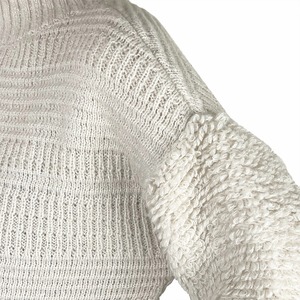 สเวตเตอร์ถักผ้าฝ้ายแท้สำหรับผู้หญิงเสื้อสเวตเตอร์ถักสำหรับฤดูหนาว - Product Image 6