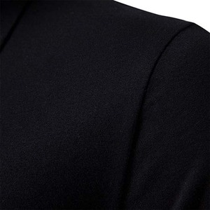 Polos deportivos de algodón 100% para hombre, jersey de manga corta con cremallera de secado rápido para entrenamiento de gimnasia, estampado para correr para primavera - Product Image 4