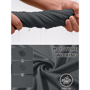 Polos suaves informales de manga corta para hombre, polos cómodos de poliéster y algodón con estampado de logotipo personalizado de fábrica, polos cómodos para hombre - Product Image 5