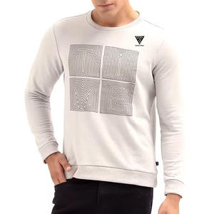 OEM Men's Heavyweight <b>Fleece</b> Crewneck <b>Sweatshirt</b> For Custom Logo Printed Regular Fit Winter Wear <b>Sweatshirts</b> - Product Image 1