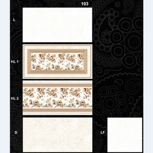 Gạch Ốp Tường 300X600Mm Với Kết Cấu Bóng Và Mờ Với Độ Dày 9Mm Cho Tường Nhà Bếp Và Phòng Tắm - Product Image 3