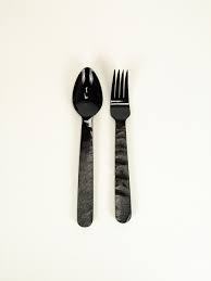 Cuillères en corne de buffle d'eau, fourchette à boeuf et ensemble de couteaux attrayants et faits à la main Articles de cuisine en corne naturelle Produits et décors pour la maison - Product Image 6