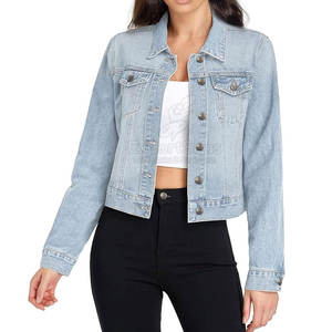 Veste en jean pour femme à séchage rapide taille adulte Offre Spéciale veste en jean pour femme fabriquée dans le meilleur matériau - Product Image 1