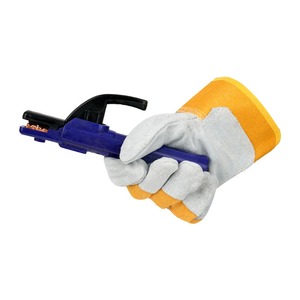 Gants de travail en cuir de vache pour soudeurs, double sécurité, pour la construction industrielle, conception personnalisée, gants de sécurité, Pakistan Glove - Product Image 2