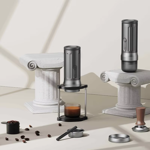 Espresso <strong>Portable</strong> Mini <strong>Coffee</strong> <strong>Maker</strong> for Outdoor Camping <strong>Coffee</strong> Machine Heating Function Model PCM03S-PRO Usb Aluminum - Product Image 1