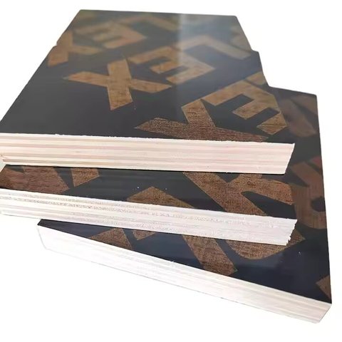 E1 Standard 4X8ft Eco-Friendly Waterproof Plywood 10 Times Reuse Resistant 12/15/18mm Rubber Core Direct Vietnam Factory