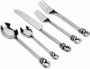 Poignée en laiton argent ensemble de couverts ensembles de couverts pour décor de mariage haute qualité métal couteau à beurre couverts couleur or en gros - Product Image 3