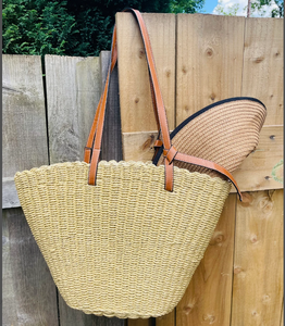 กระเป๋าฟางถักโครเชต์มาคราเม่กระเป๋าชายหาดสานจากฟางสะพายไหล่จากผู้ผลิตอินเดีย - Product Image 2