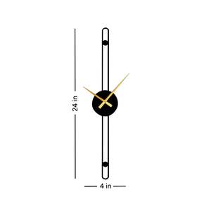 Horloge murale moderne en quartz et métal de qualité supérieure, alimentée par USB, décoration écologique pour la maison, le bureau, le salon, élégante et fonctionnelle - Product Image 1