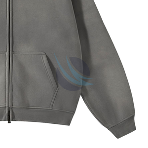 เสื้อฮู้ดล้างกรดแบบสวมหัวแขนยาวมีฮู้ดผ้าฟลีซหนาออกแบบมาสำหรับสตรีทแวร์และแฟชั่นฤดูหนาว - Product Image 6