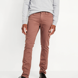 Pantalons décontractés pour hommes de haute qualité respirant droit taille moyenne pantalons tricotés en coton de poids moyen en gros - Product Image 3