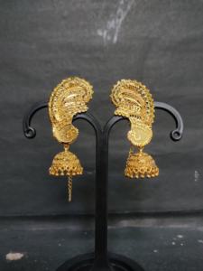 Venta al por mayor Conjunto de pendientes con 22CT chapado en oro redondo en forma de diseño de moda Conjunto de pendientes de lujo para la venta por los exportadores - Product Image 2