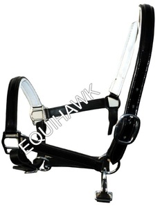 Licol de cheval en cuir DD de qualité supérieure personnalisable rembourrage épais et doux conception anatomique selle anglaise personnalisée réglable - Product Image 3