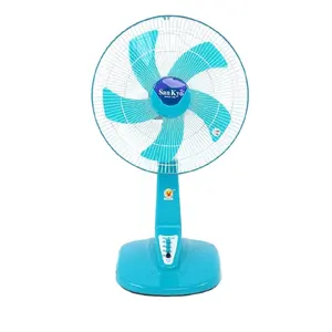 Multicolor Table Fans Adjustable Height Air Quality Appliances App-Controlled Electric 16 Inch Living Fan