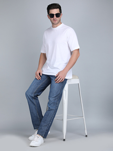 เสื้อยืดคอกลมสำหรับผู้ชายผ้าคอตตอน100% พิมพ์ลายแตกต่างกัน - Product Image 4