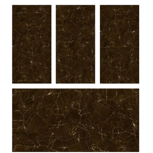 Carrelage de sol en porcelaine poli brun Iberico brillant 600*1200*10mm - Product Image 1
