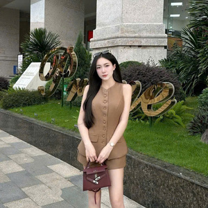 Ensemble deux pièces d'été pour femmes, vêtements confortables, mode naturelle, lavable, emballage personnalisé, provenant d'un fabricant vietnamien - Product Image 5