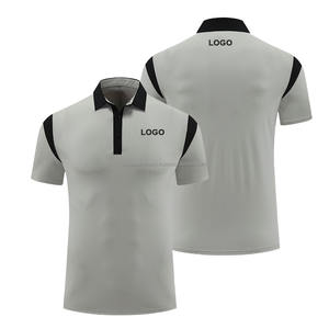 Vente en gros de polo de golf de haute qualité pour hommes, conçu sur mesure, respirant, tenue décontractée, revers sportif, manches courtes imprimées - Product Image 4
